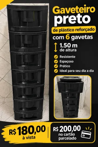 Gaveteiro multiuso semi novo