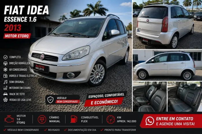Fiat Idea Essence 1.6 Flex 16V 5P 2013