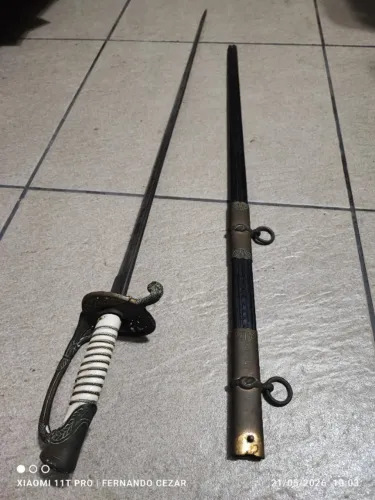 Antiga espada da Marinha 