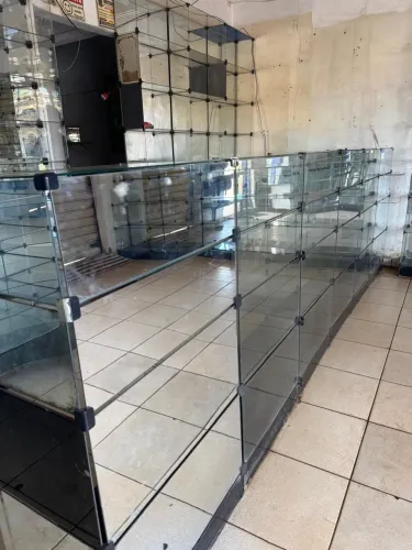 Prateleiras de vidros para farmácia/ outros comércios