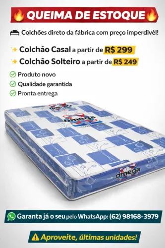 Colchao d20 casal e solteiro 