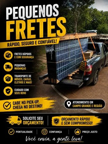 Fretes em toda campo grande MS