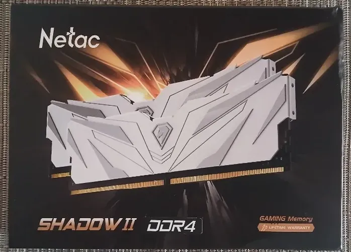Memória Ram Netac Shadow II WHITE 16 GB(2x8) 3200 MHz CL 16 NOVA LACRADA
