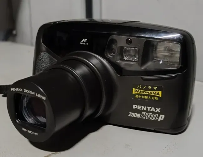 Camera Analógica Pentax Japan Zoom 280p Bom Estado Funcionando