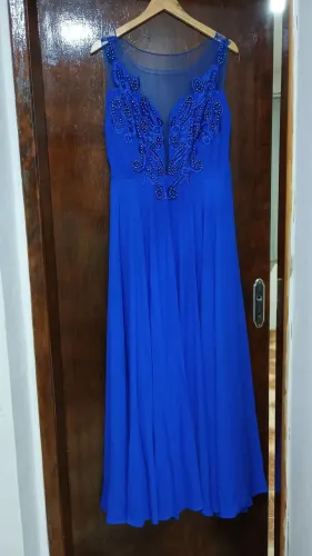 Vestido de madrinha Azul Royal GG