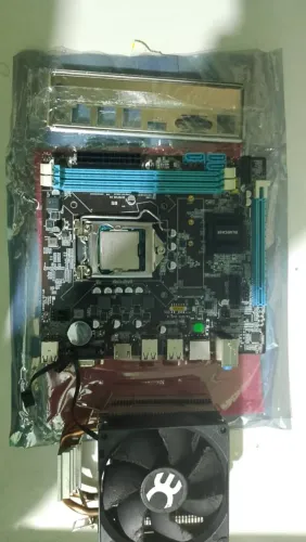 Placa mãe + processador i3