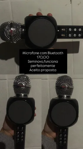 MICROFONE COM BLUETOOTH