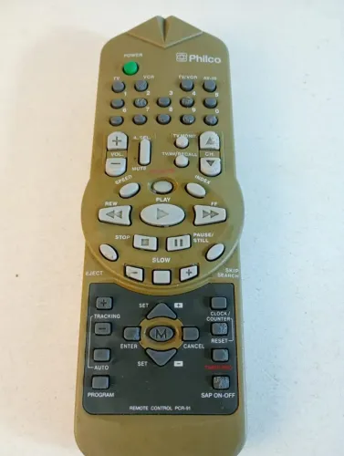 Controle Remoto Original Videocassete Philco PCR-91 VCR