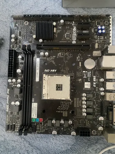 Placa mãe + processador 