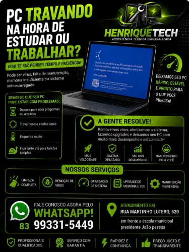 ? HENRIQUE TECH - ASSISTÊNCIA TÉCNICA COMPLETA ?