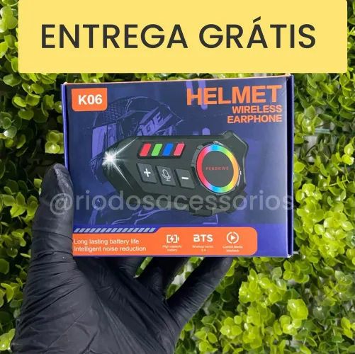Microfone para capacete - K06