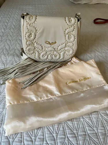 Bolsa Carmen Steffens Franja Bege
