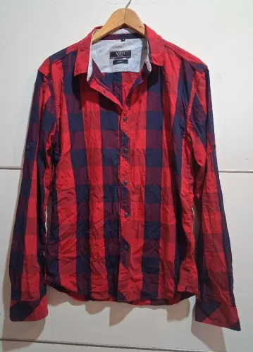 Camisa Xadrez Adulto TAM 4 Slim Fit (SOU DE NITERÓI)<br>TAM 4 (SLIM FIT)