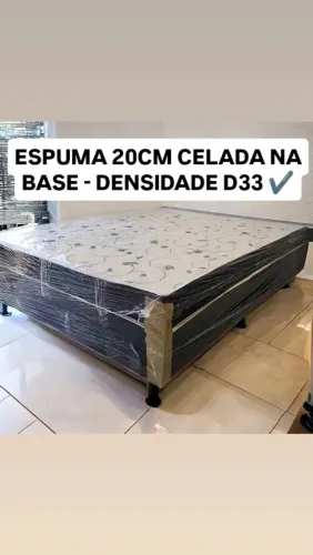 Cama box casal - Frete grátis