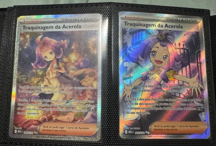 Cartas Traquinagem da Acerola Pokemon
