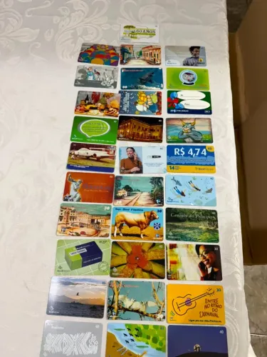 cartões de telefone