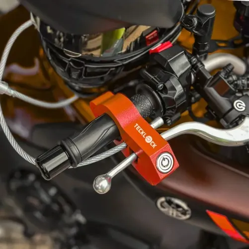 Trava De Manopla Tecklock + Trava De Capacete + Trava de disco