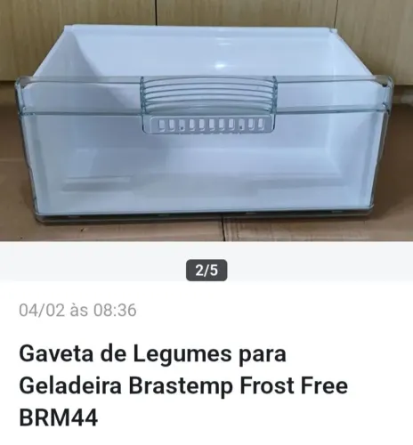 Peças de geladeira Brastemp !