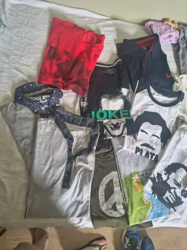 Lote de 10 camisas em perfeito estado Tam GG