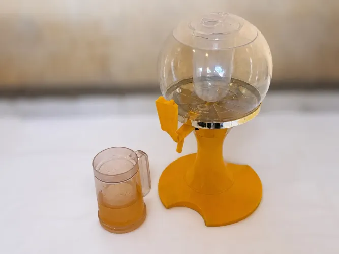 Chopeira de Mesa Retrô com Copo de Chopp - Completa