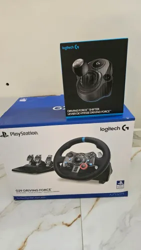 Logitech G29 + Câmbio (Driving Force Shifter) - Novo