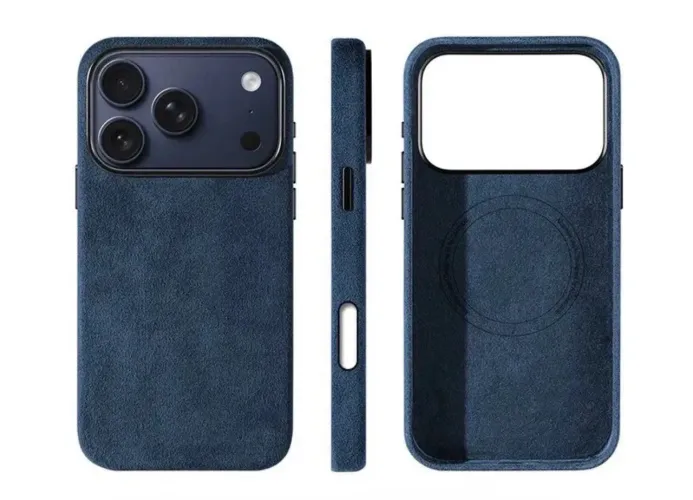 Case Alcântara iPhone 17 pro / 17 pro Max 
