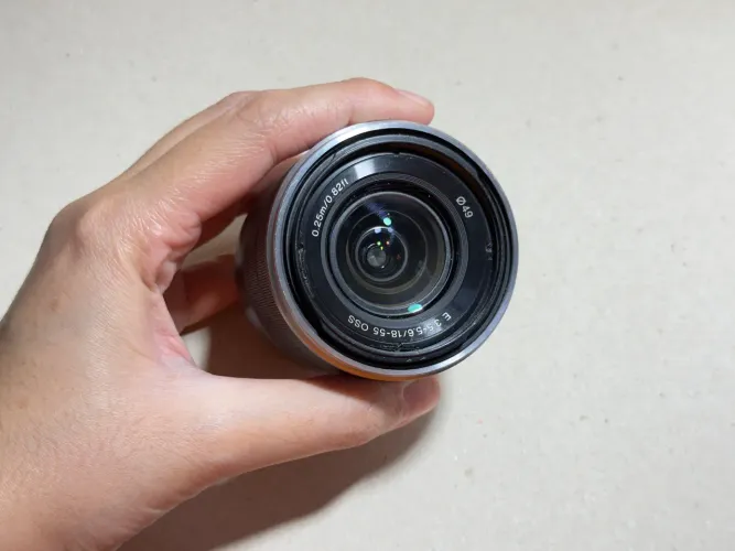 Lente Sony OSS 18-55 mm