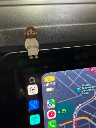 Mini Jesus 3D - Tamanho: 4 cm de altura