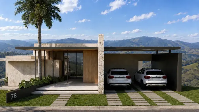 Excelente lote de 1.000m² com projeto a venda no condomínio Canto da Mata