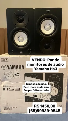 Vendo: Par de monitores yamaha hs3