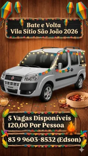 Bate volta campina grande (vila sítio)