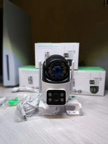 NOVO! Câmera de Segurança PTZ WiFi 6MP - Lente Dupla, Áudio Bidirecional, Visão Noturna