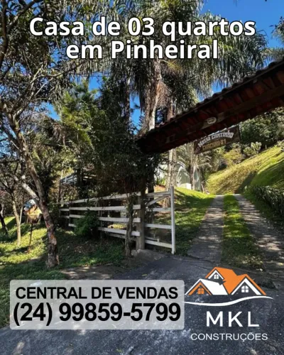 CHACARA EM PINHEIRAL COM 02 CASAS