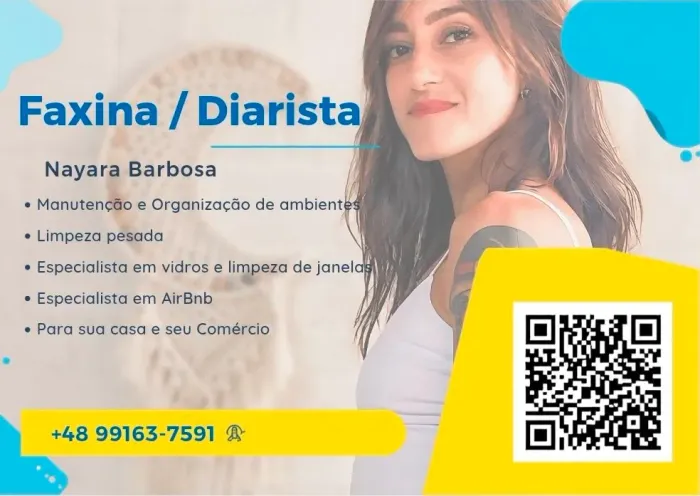 Faxina diarista limpeza freelancer 
