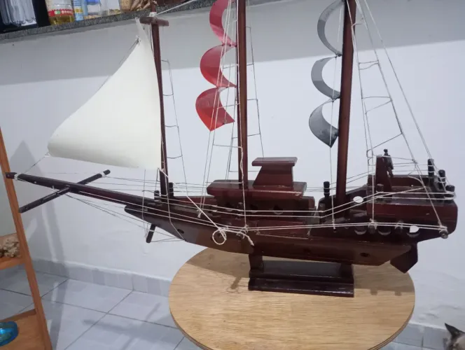 Barco de madeira