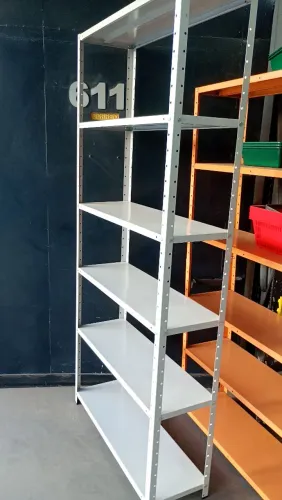 ESTANTES EM ACO 6 PRATELEIRAS 30CM -ZAP DA LOJA: 71- *