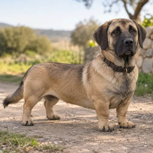 Cachorro Híbrido Salsicha com Kangal