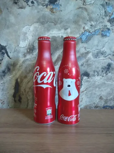 Garrafa Coca Cola de alumínio