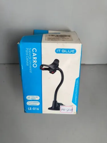 LT190 Suporte Veicular Carro Ventosa Antiqueda Smartphone It.blue Le-016