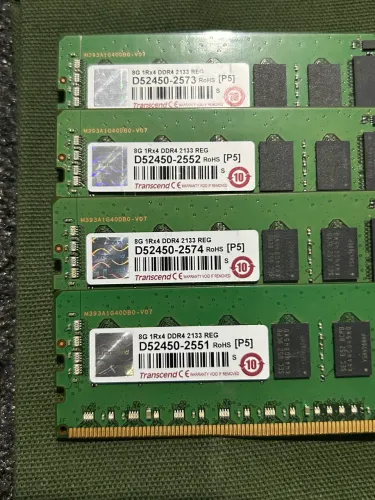 Memória RAM de 8 gb 2133 MHz DDR4 mícron RDIMM ECC