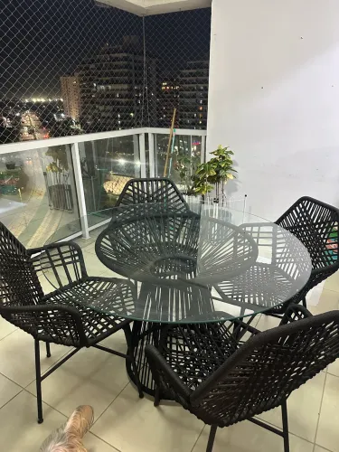 Conjunto de mesa - corda náutica