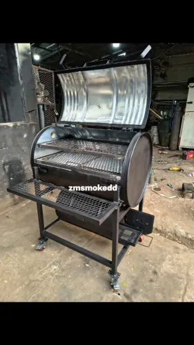 ? Pit Smoker & Churrasqueira Modelo Tambor 200L Profissional ?