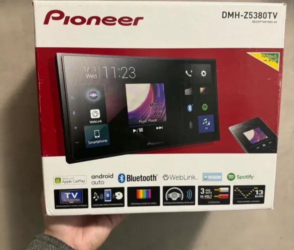 Multimídia Pionner 7pol CarPlay e Tv