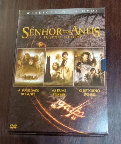 Box Trilogia - Senhor dos Anéis (6 DVDs) _ Imperdível!!