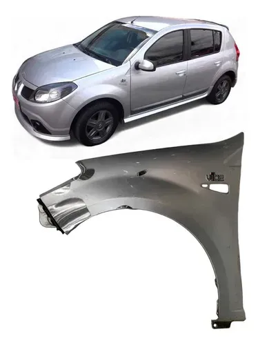 Paralama Renault Sandero Esquerdo 2007 A 2012 Usado Original