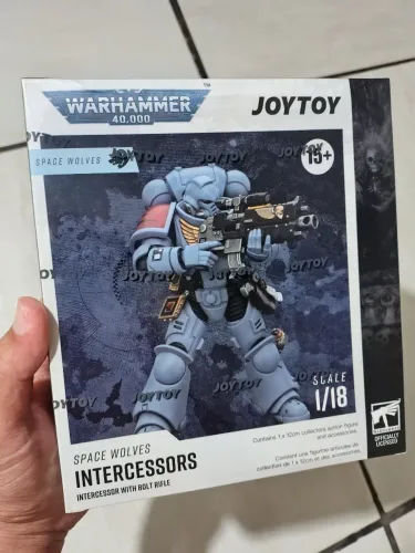 JoyToy Warhammer 40K Space Wolves Intercessors 1/18 Action Figure - NOVO LACRADO