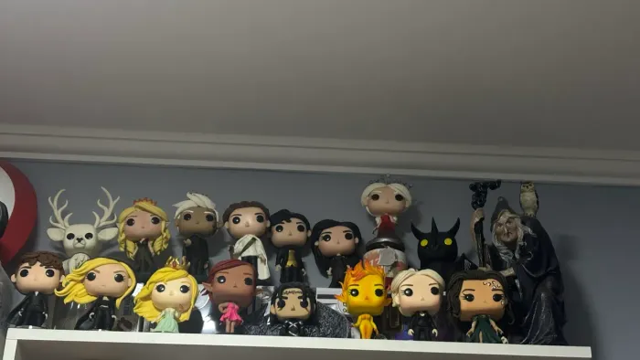 Funkos/bonecos saga Trono de Vidro e Acotar