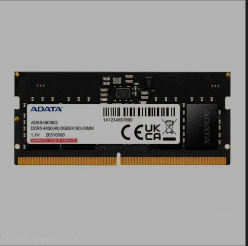 Memória Ram Adata 8gb 5600mhz para Notebook