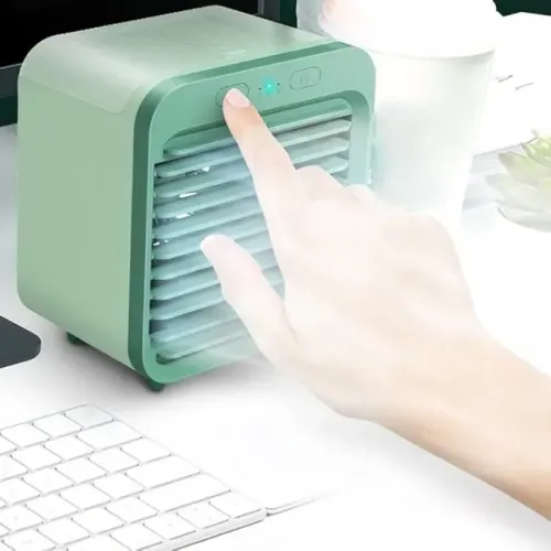 CLIMATIZADOR DE AR PORTÁTIL USB - COM ÁGUA E GELO