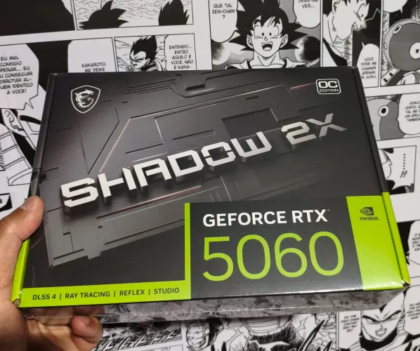 PLACA DE VIDEO RTX 5060 8GB LACRADA. VENDO OU TROCO